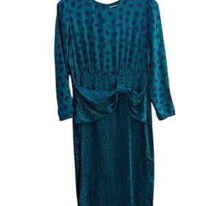 Vintage 80s Silk Dress Nora Noh